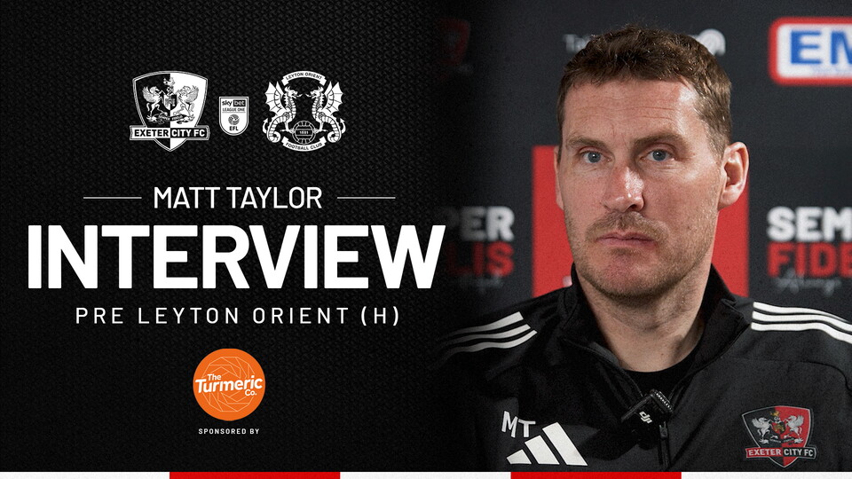 Matt Taylor pre Leyton Orient