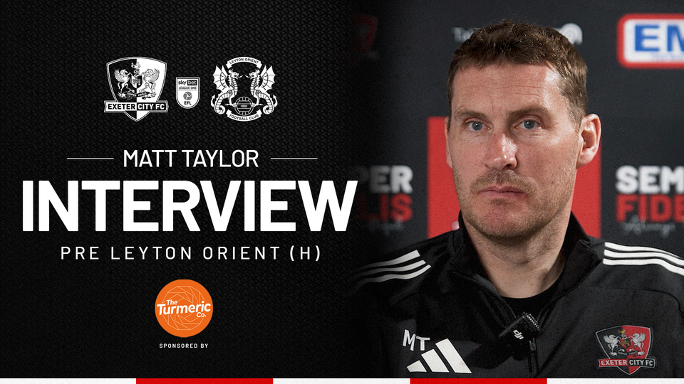 Matt Taylor pre Leyton Orient