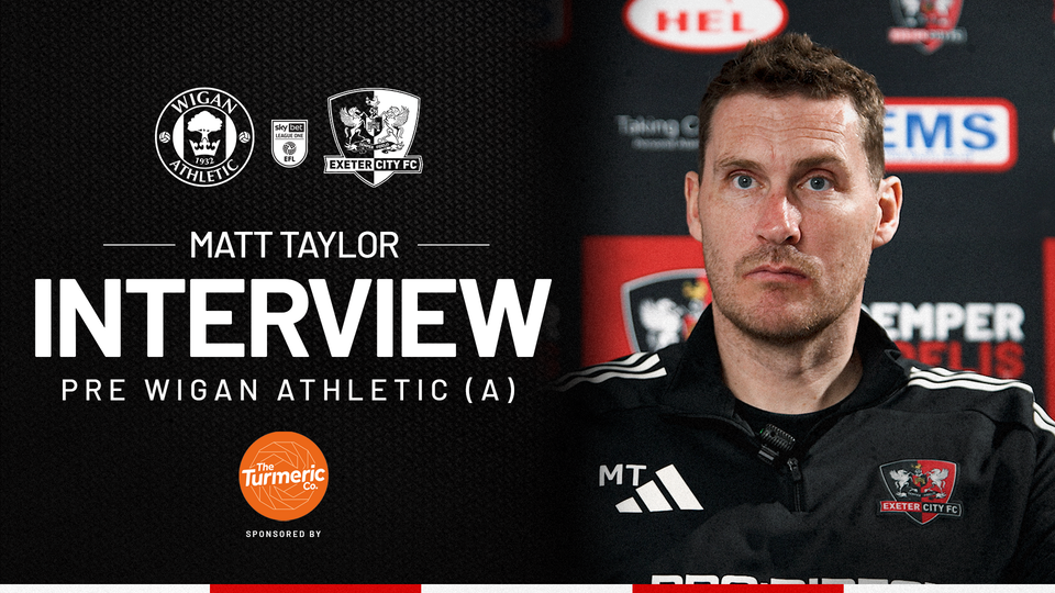 Matt Taylor pre Wigan Athletic 