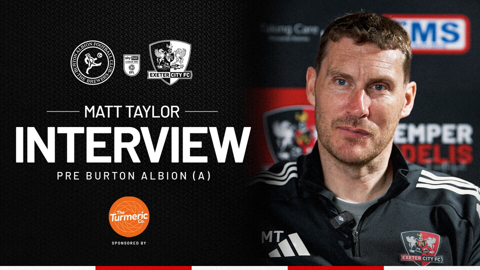 Matt Taylor pre Burton Albion
