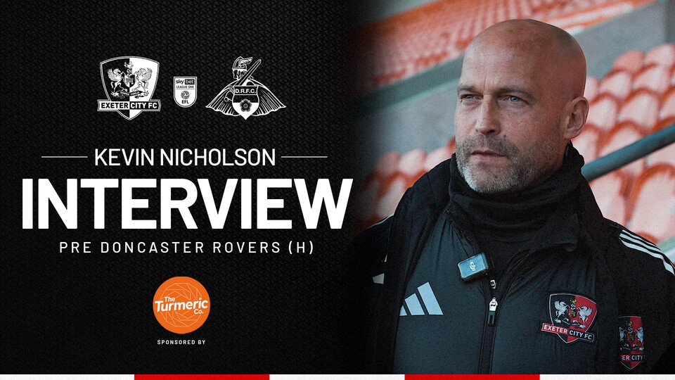 Kevin Nicholson pre Doncaster Rovers