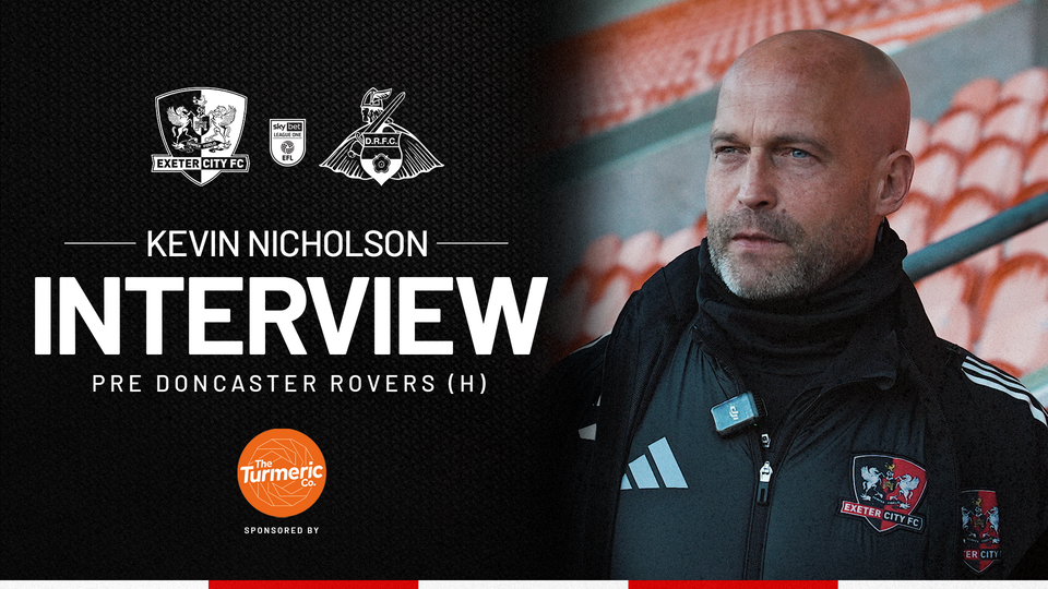 Kevin Nicholson pre Doncaster Rovers