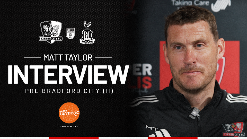 Matt Taylor pre Bradford City