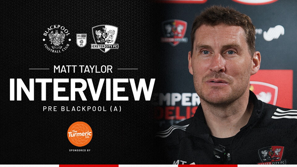Matt Taylor pre Blackpool
