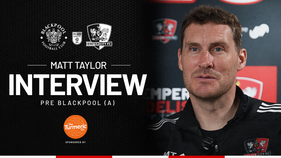 Matt Taylor pre Blackpool