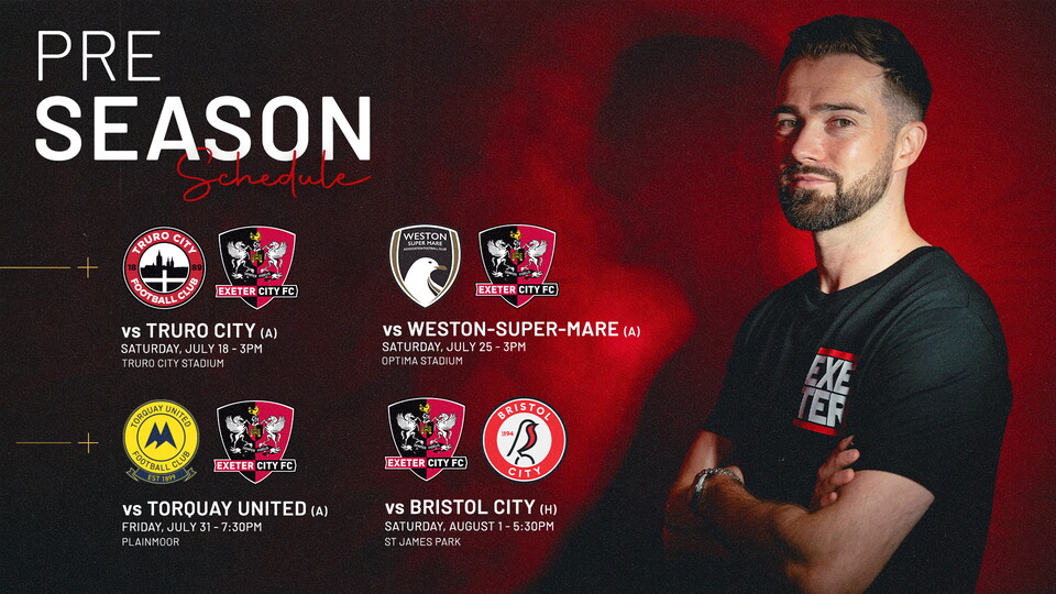 Pre Season Confirmed