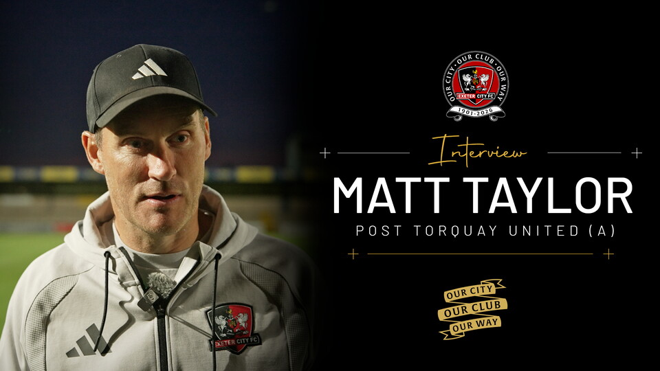 Matt Taylor post Torquay United