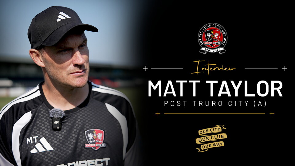 Matt Taylor post Truro