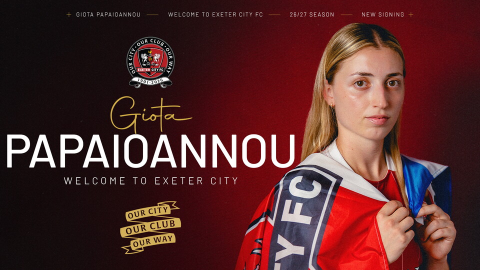 Signing announcement for Giota Papaioannou