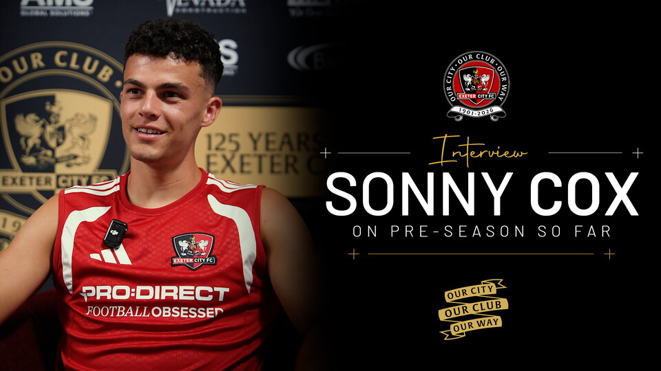 Sonny Cox pre-season