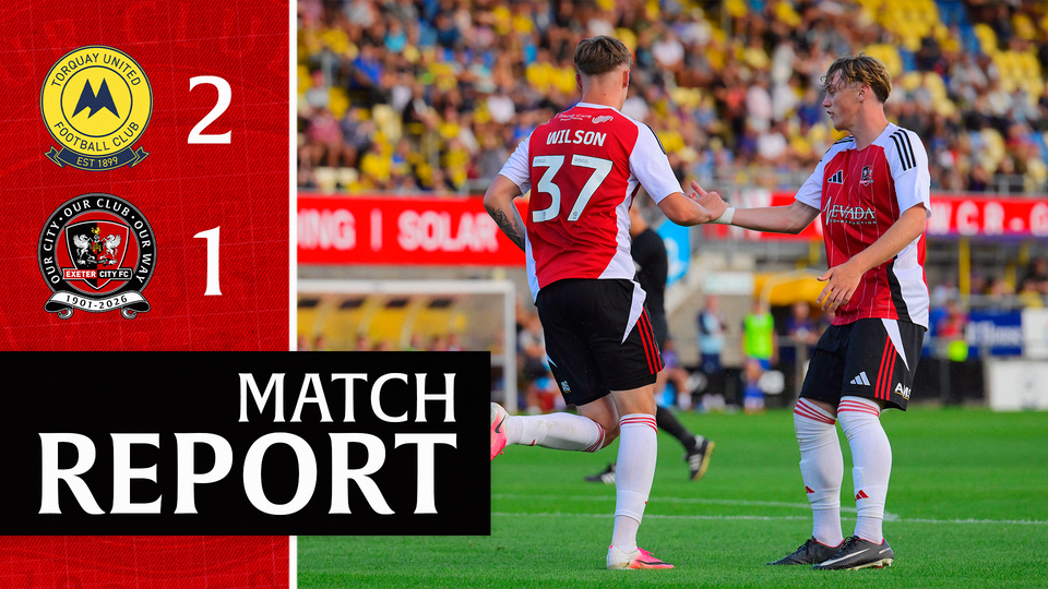 Match Report: Torquay United 2 Exeter City 1