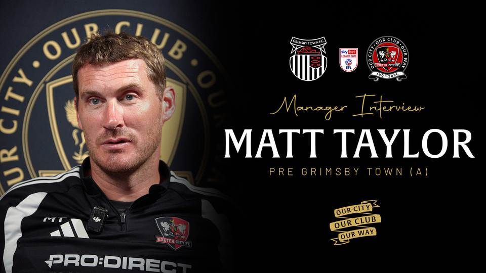 Matt Taylor pre Grimsby Town