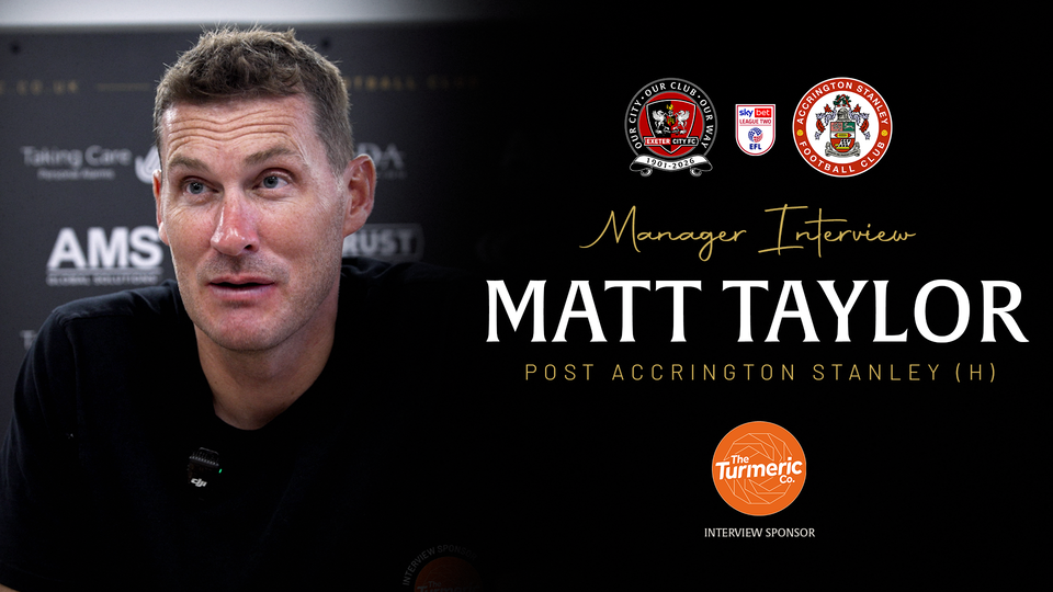 Matt Taylor post Accrington Stanley