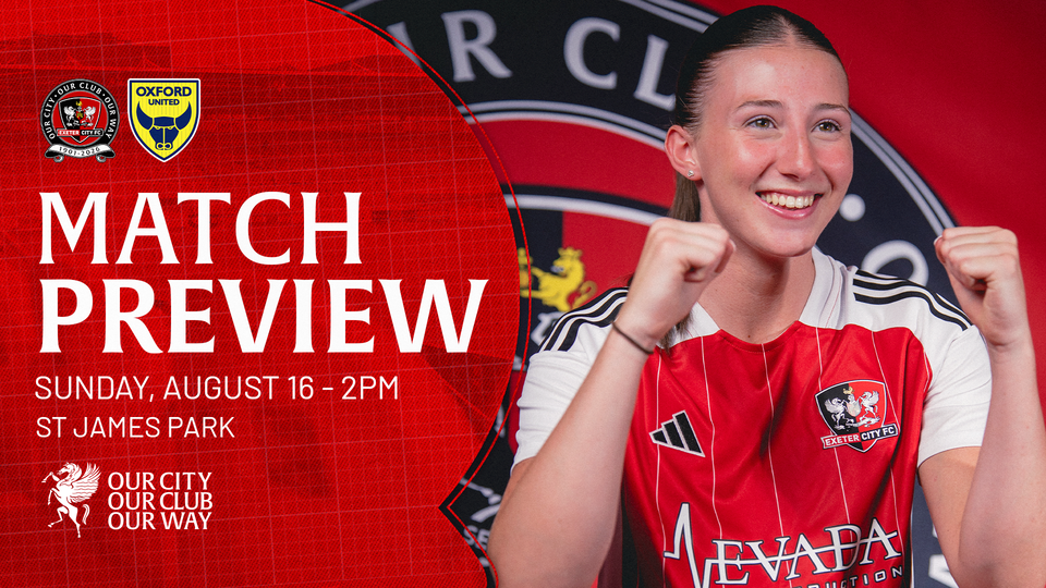 Match Preview for Women v Oxford United