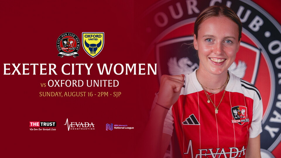 Graphic for Exeter City Women vs Oxford Tickets on sale