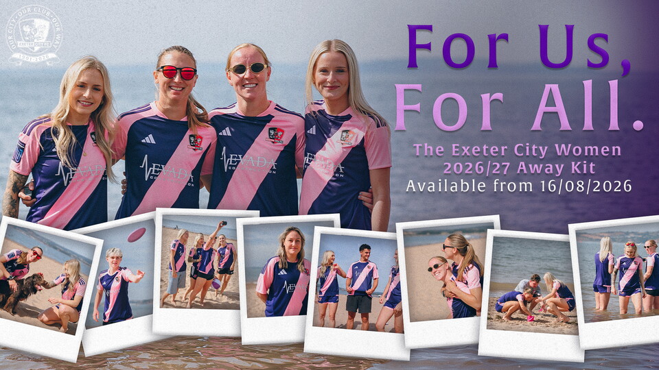 For Us, For All: City Women Away Kit launch main graphic