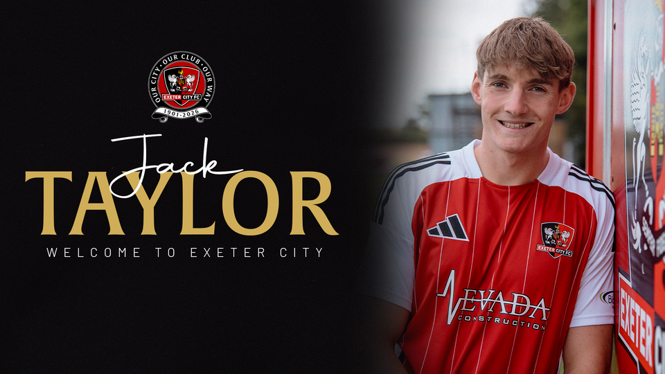 Jack Taylor welcome to Exeter City