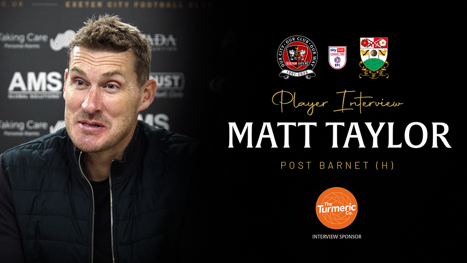 Matt Taylor post Barnet