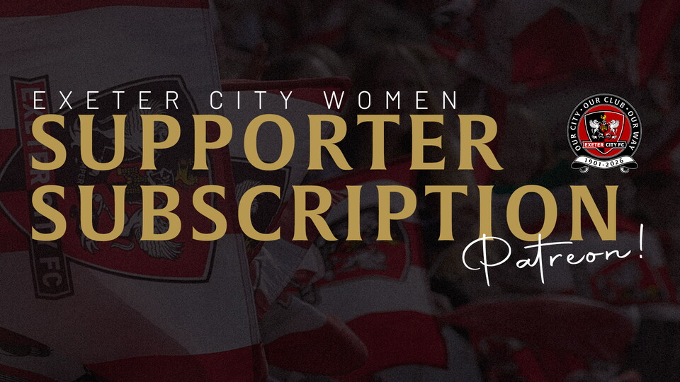 Exeter City Women Supporter Subscription