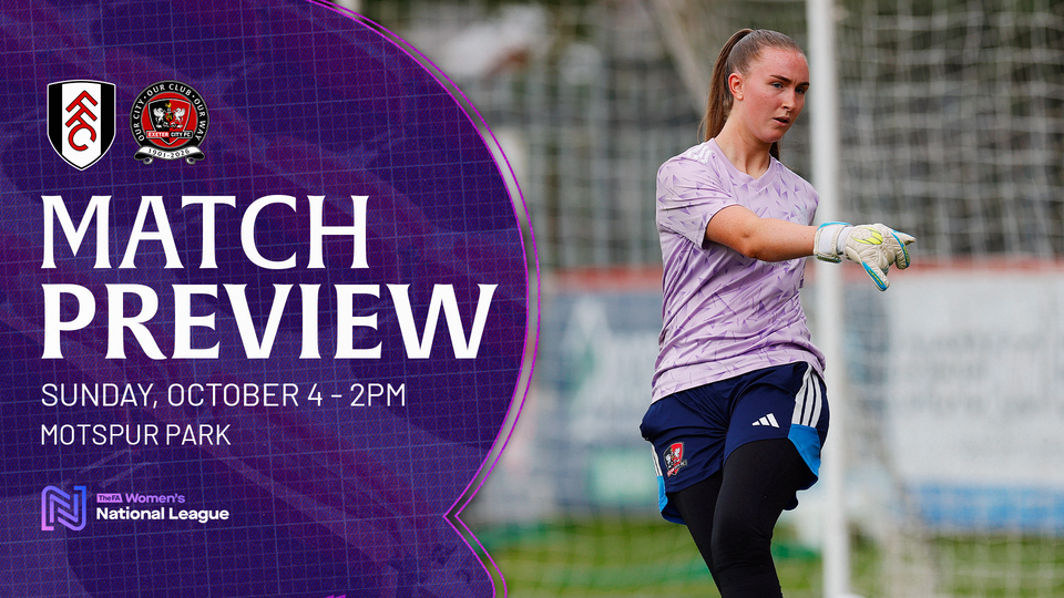 Match preview graphic for City Women vs Fulham