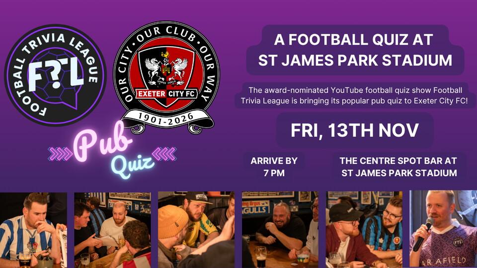 Exeter City Quiz