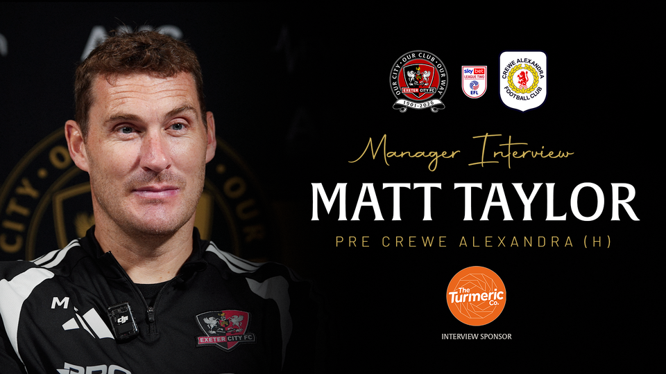 Matt Taylor Pre Crewe Alexandra