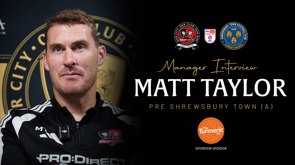 Matt Taylor Pre Shrewsbury Town