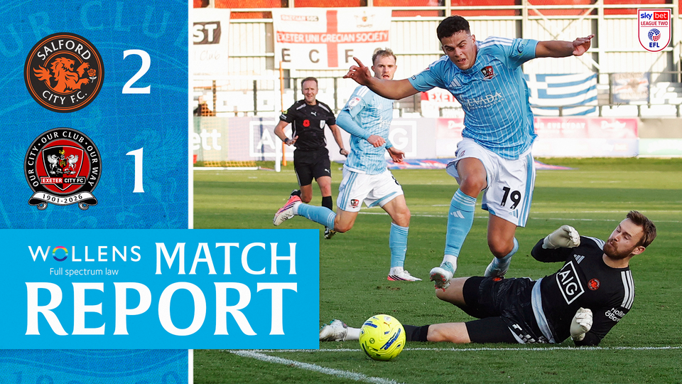 Match Report Salford 2 City 1