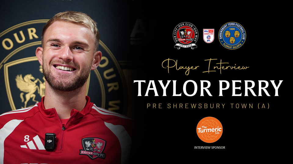 Taylor Perry pre Shrewsbury Town