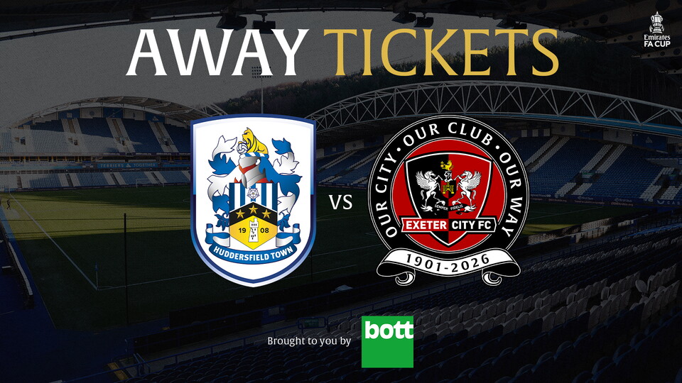 Away tickets: Huddersfield Town