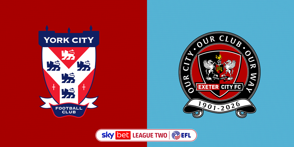 Así se podrá seguir el York City vs Exeter City