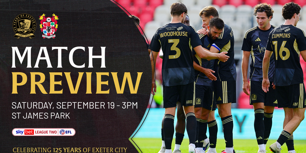 Exeter City recibe a Tranmere Rovers en la jornada 7 de League Two